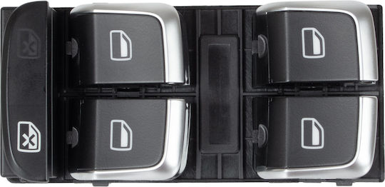 Audi A5 07-17 Elektrisches Fenster Steuerung Panel Chrom