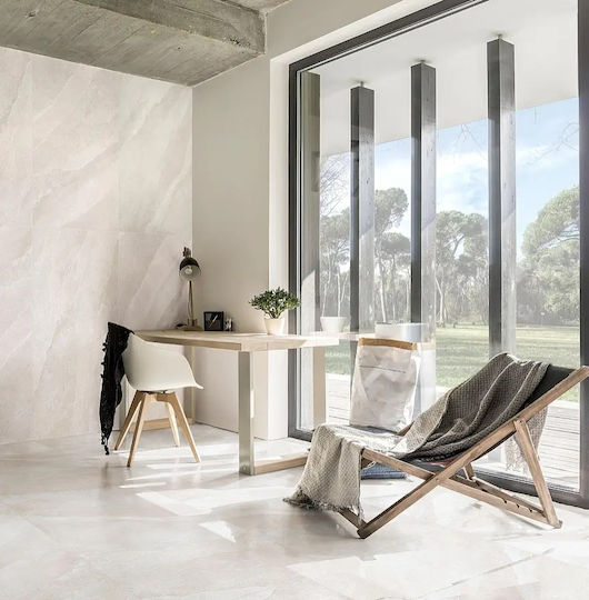 Savoia Italia SALP01 Fliese für Innenbereich Boden / Wand Matt 120x60cm Elfenbein