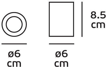 VK Lighting Σποτ σε Γκρι Χρώμα