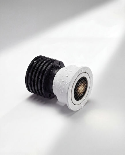 VK Lighting LED Θερμό Λευκό Σποτ σε Λευκό Χρώμα