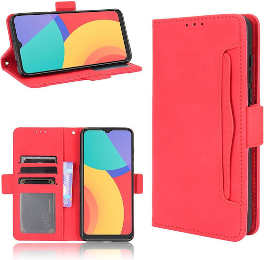 Book Tempered Glass Κόκκινο (Alcatel 1S 2021)