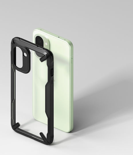 Ringke Fusion X Bumper Σιλικόνης / Πλαστικό με Λουράκι Μαύρο (OnePlus 15R)