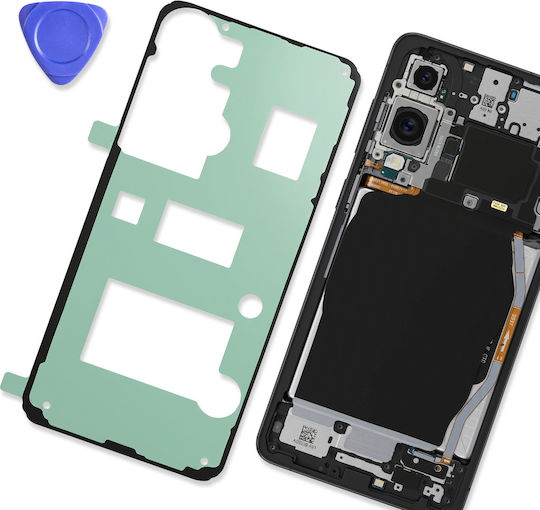 Clappio Adeziv Sticlă Spate Galaxy S25 Edge Compatibil Înlocuire Verde