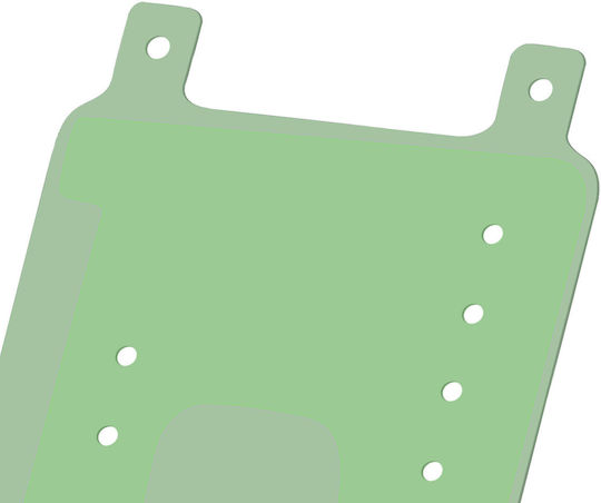 Clappio Replacement Adhesive Battery Mounting Galaxy S23 Ultra Green