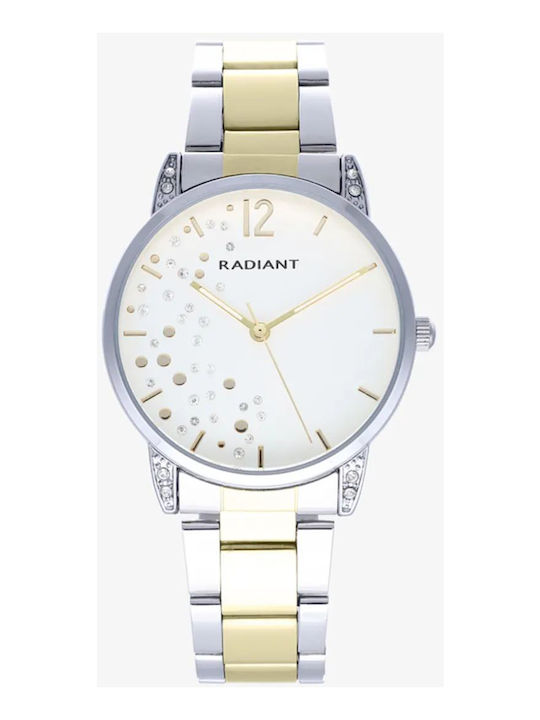 Radiant Ρολόι Μπαταρίας με Μεταλλικό Μπρασελέ Radiant Ρολόι Μπαταρίας με Μεταλλικό Μπρασελέ