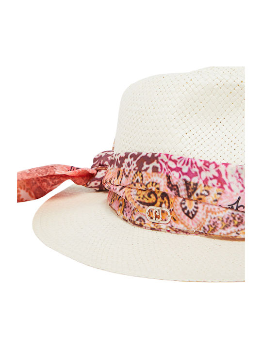 Liu Jo Women's Wicker Panama Hat Beige