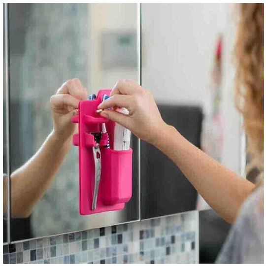 Pink Suction Cup Organizer