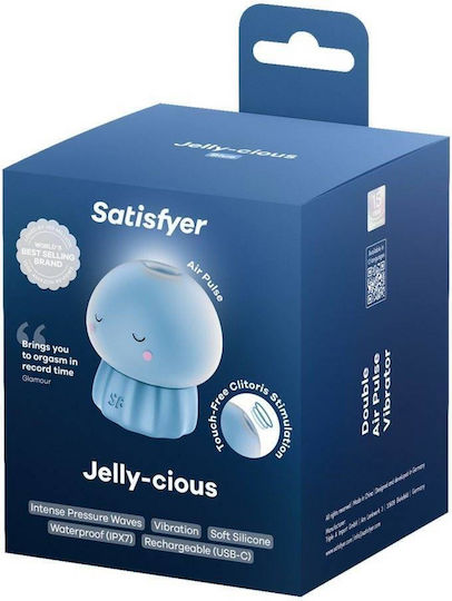 Satisfyer Air Pulse Αναρροφητής με Δόνηση Γαλάζιος