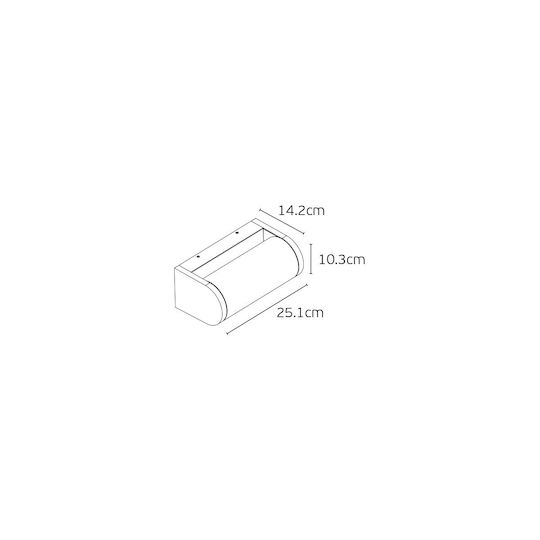 VK Lighting Lampă De Tavan Led Încorporat 12W 3000K Etanșă VK Lighting Lampă De Tavan Led Încorporat 12W 3000K Etanșă