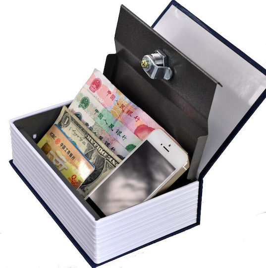 Blue Book Safe Money Hider with Lock 240 x 155 x 55mm