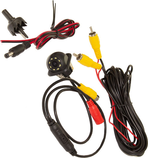 12v 720p Rückfahrkamera 170° Winkel 8 LEDs Ip67 Rca Kabel Inklusive