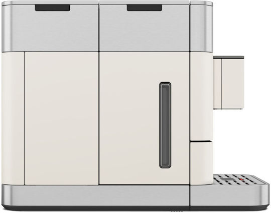 Kitchenaid Kf8 Αυτόματη Μηχανή Espresso 1450W Πίεσης 15bar για Cappuccino με Μύλο Άλεσης Porcelain White 5KES8558BPL