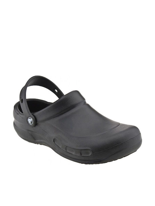 Crocs Bistro Ανδρικά Ανατομικά Σαμπό Μαύρα