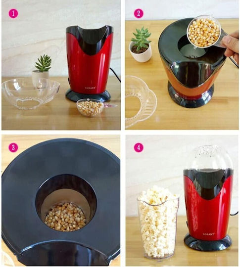 Hot Air Popcorn Maker 1200W