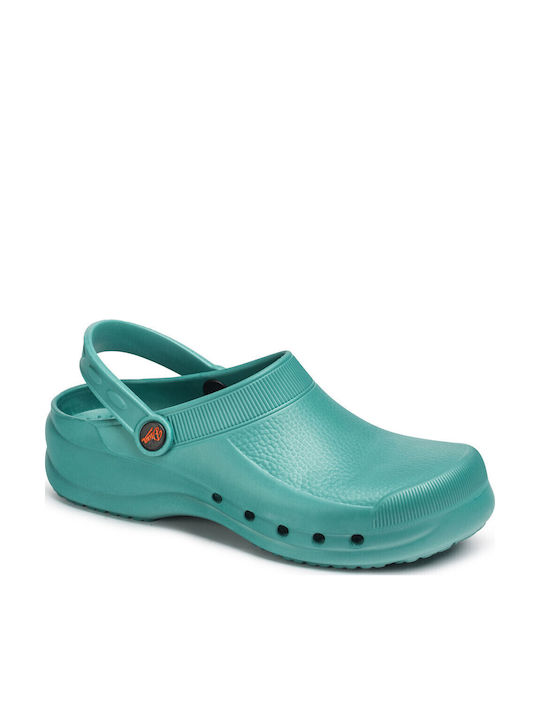 Dian Dian Damen Holzschuhe Grüne Holzschuhe