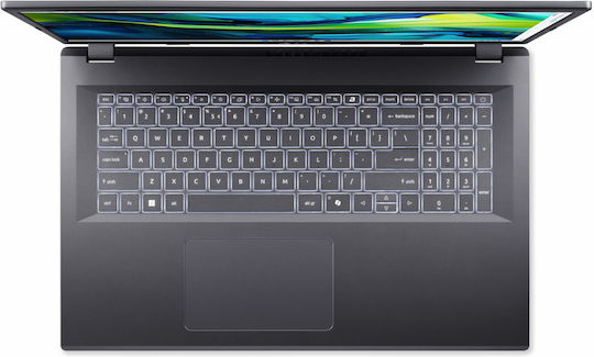 Acer Aspire 17 A17-51M -59K6 17.3" IPS Full HD (Core 7-150U/16GB/512GB SSD/Linux) Стоманено Сиво (BG Клавиатура)
