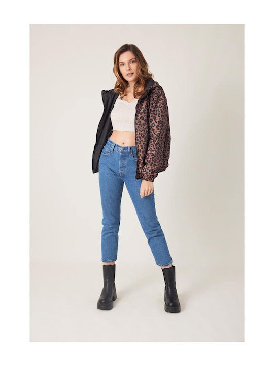 Women's Parka Jacket Double Sided for Winter Camel