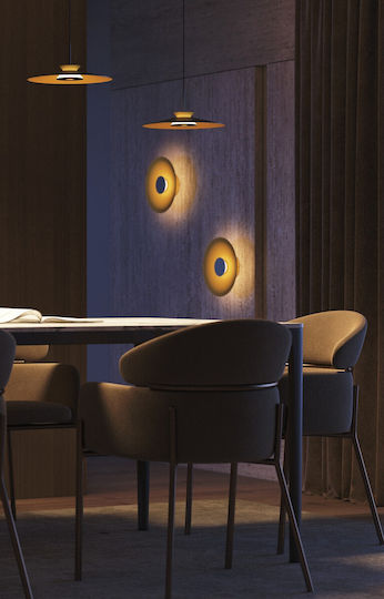 VK Lighting Wall Lamp with Integrated LED and Warm White Light Black