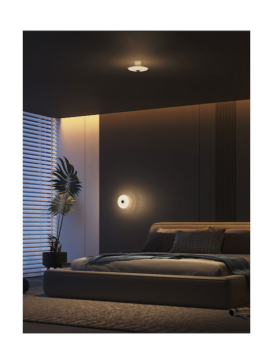 VK Lighting Φωτιστικό Τοίχου με Ενσωματωμένο LED και Θερμό Λευκό Φως
