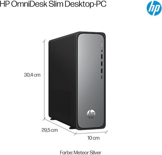 HP OmniDesk Desktop PC (Ultra 3-/8GB DDR5/512GB SSD/W11 Home)