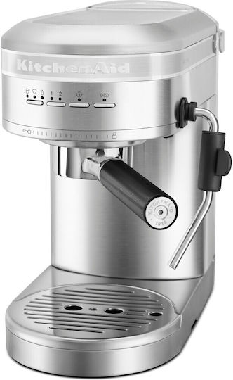 Kitchenaid Automatic Espresso Coffee Machine 1470W Pressure 15bar Silver 5KES6503BSX