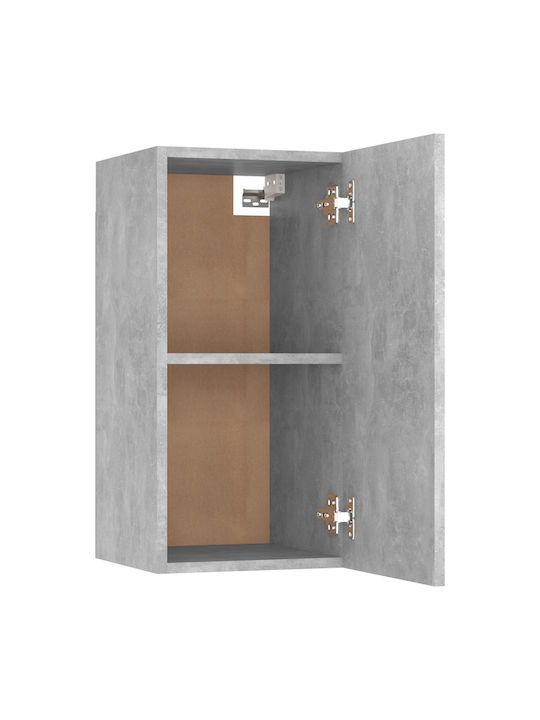 Wand-Kremlast Nütze aus Spanplatte Grau Beton 30.5x30x60cm