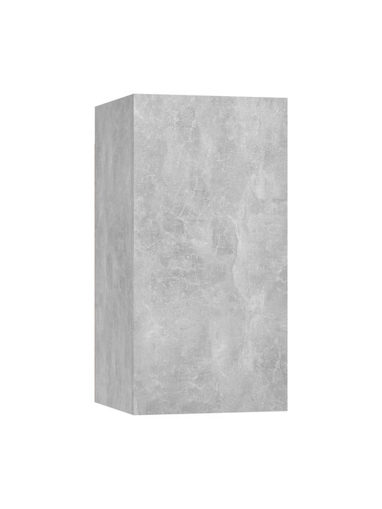 Wand-Kremlast Nütze aus Spanplatte Grau Beton 30.5x30x60cm