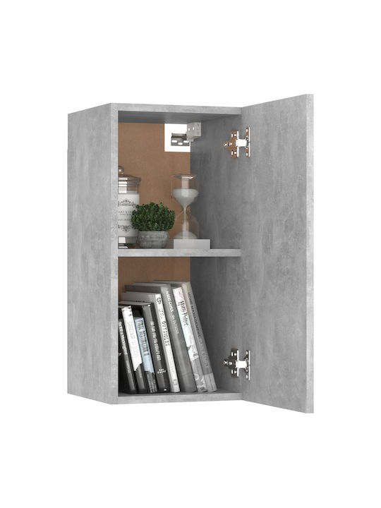 Wand-Kremlast Nütze aus Spanplatte Grau Beton 30.5x30x60cm