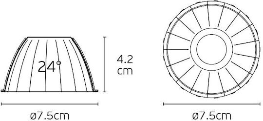 VK Lighting Ανταλλακτικός Ανταυγαστήρας για Φωτιστικά Ασημί 64174-947739