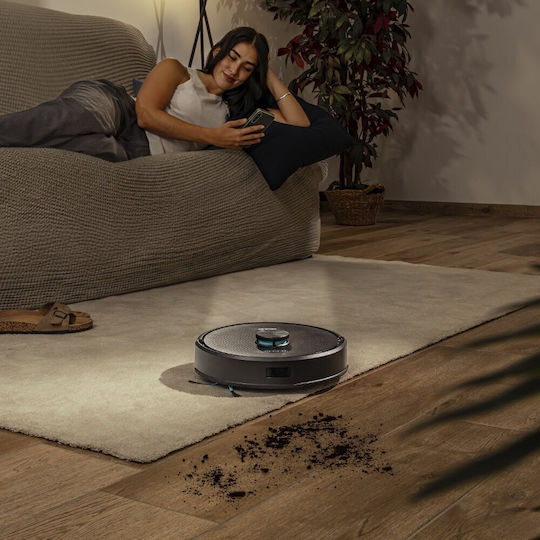 Cecotec Conga Y50 Roboter-Staubsauger mit Laser-Kartierung und Saugkraft 5000Pa Schwarze