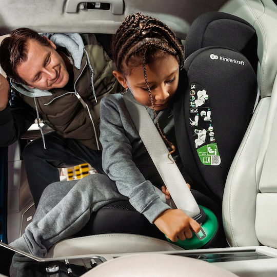 Kinderkraft Junior Fix 2 Plus Car Seat i-Size with Isofix Plus Grey 15-36 kg