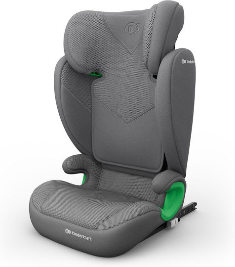 Kinderkraft Junior Fix 2 Plus Car Seat i-Size with Isofix Plus Grey 15-36 kg