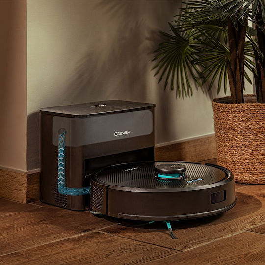 Cecotec Conga Y50 Roboter-Staubsauger mit Laser-Kartierung und Saugkraft 5000Pa Schwarze