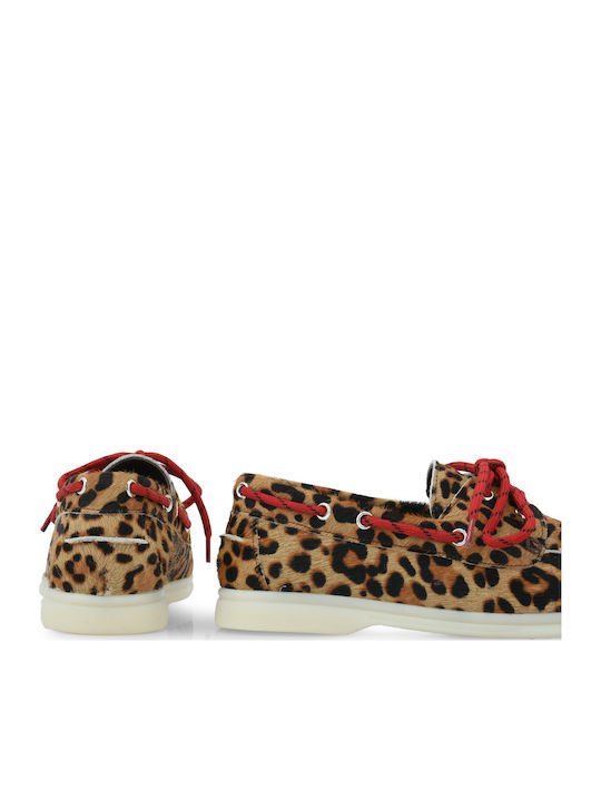 Damen Mokassins in Brauner Farbe