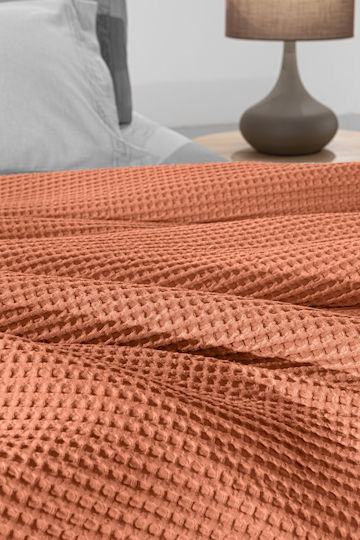 Guy Laroche Eternity Pătură Piqué King Size 260x240 cm Terra