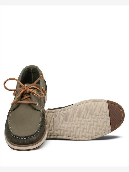 Ανδρικά Loafers σε Πράσινο Χρώμα