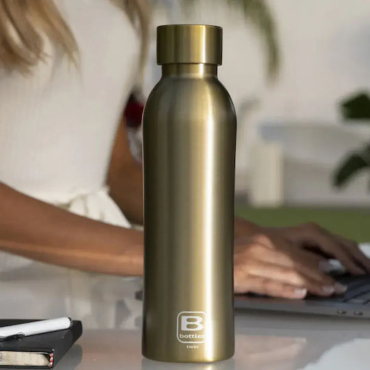 Casa Bugatti Sticlă Termos Oțel Inoxidabil 500ml thermos infusion kit sports kit gift box Dimensiuni L x H x l cu Buclă și Pai