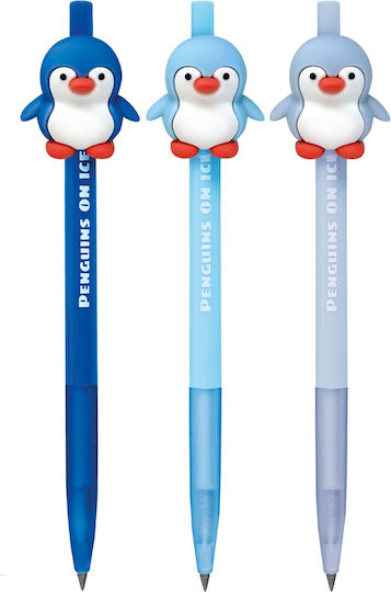 Lebez Infinity Arctic Friends Snap Pencil Pixuri Ballpoint 36 Bucăți (Culori Diverse)