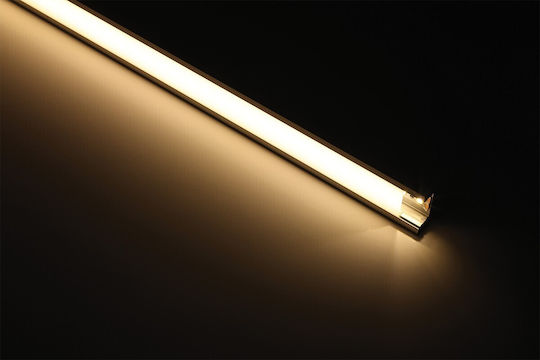 VK Lighting LED-Streifen Aluminiumprofil mit Opalabdeckung 200cm