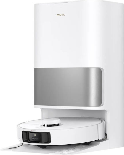Mova P10 Pro Ultra Aspirator Robot cu Cartografiere Laser și Putere de Aspirație 13000Pa Alb