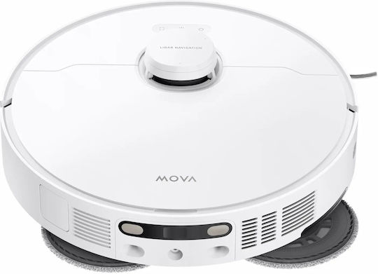 Mova P10 Pro Ultra Aspirator Robot cu Cartografiere Laser și Putere de Aspirație 13000Pa Alb