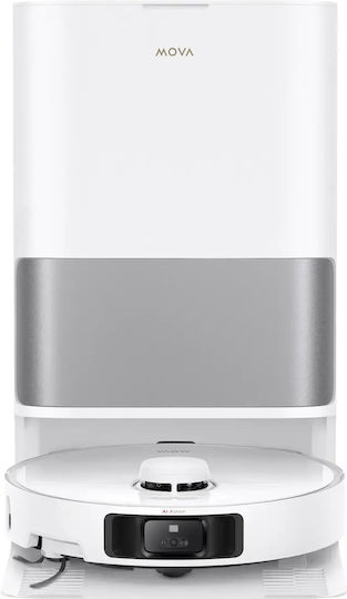 Mova P10 Pro Ultra Aspirator Robot cu Cartografiere Laser și Putere de Aspirație 13000Pa Alb