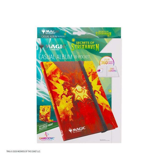 Gamegenic Casual Magic the Gathering Binder Standard Size Μαύρο
