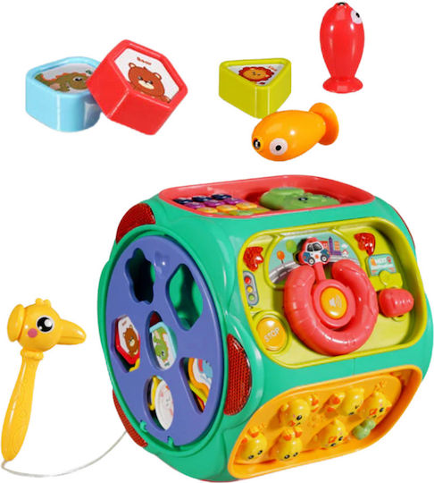 Lean Toys Activity Cube Interactive with Music and Light for 18+ Months