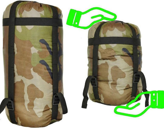 Enero Sleeping Bag Μονό 3 Εποχών Camo