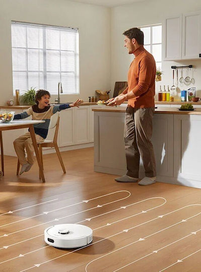 Dreame F20 Plus Σκούπα Ρομπότ με Χαρτογράφηση Laser & Απορρόφηση 20000Pa Λευκή