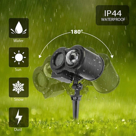 Christmas Spotlights LED IP44 Outdoor Projector with Remote Control