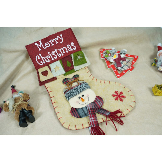 Ciorap Decorativ De Crăciun M40xL20cm