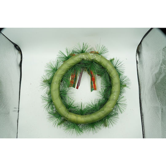 Alista Home Coroană De Flori De Crăciun Din Plastic Cu Diametru 40 Cm Roșie