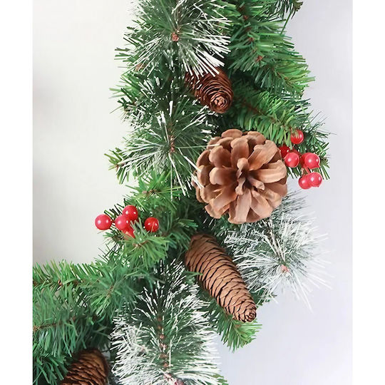 Alista Home Coroană De Crăciun Din Plastic Cu Diametru 180 Cm Verde
